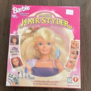 Mattel Barbie Magic Hair Styler CD- Rom Size Ages 4 and Up NWT